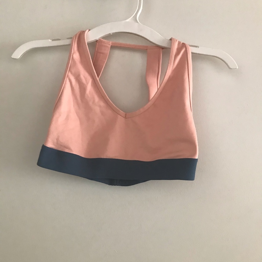 JO + JAX PEACH RACER TRI CROP